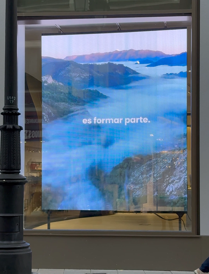 Pantalla LED pixel simétrico